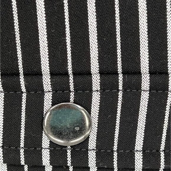 Banana Republic Women's Sheath Dress Size 6 Striped Black White S/S Work Career - Picture 2 of 16